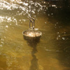 In water